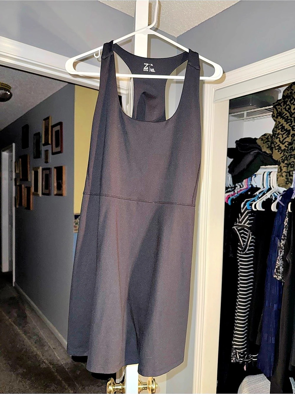 Z by Zella Outscore Racerback Tennis Dress Black XL